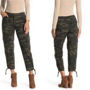 Sanctuary Poplin Camo Cargo Pants